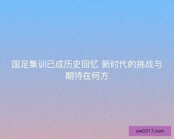 国足集训已成历史回忆 新时代的挑战与期待在何方